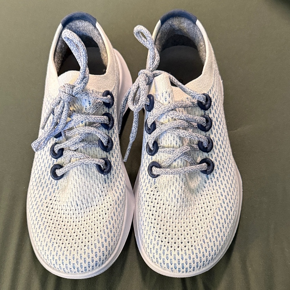Allbirds Women's Sneakers - Light Blue and White
